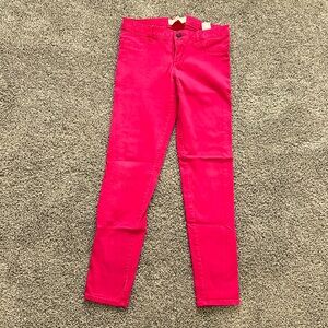 Y2K Hollister hot pink lowrise Jeans